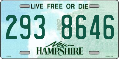 NH license plate 2938646