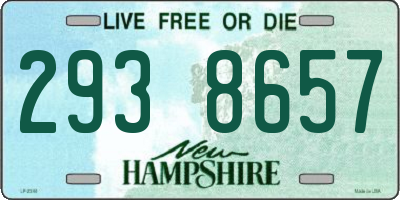 NH license plate 2938657