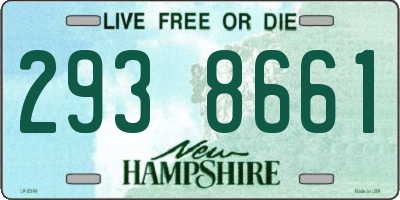 NH license plate 2938661