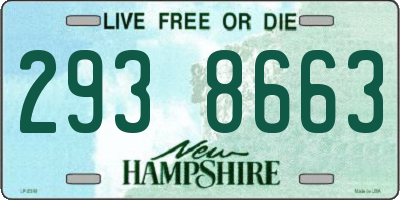 NH license plate 2938663