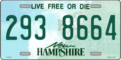 NH license plate 2938664