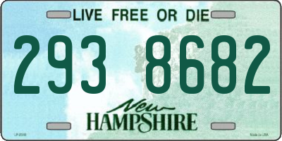 NH license plate 2938682