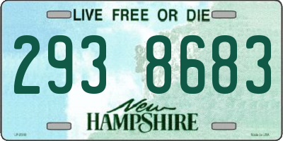 NH license plate 2938683