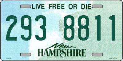 NH license plate 2938811