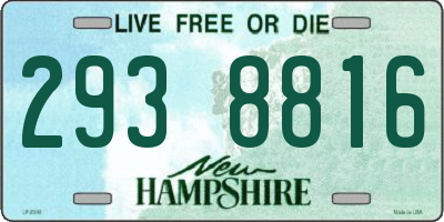 NH license plate 2938816