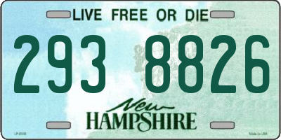NH license plate 2938826
