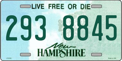 NH license plate 2938845