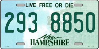 NH license plate 2938850