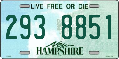 NH license plate 2938851