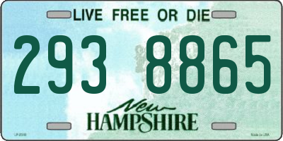 NH license plate 2938865