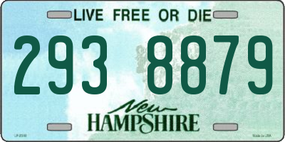 NH license plate 2938879