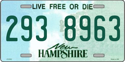 NH license plate 2938963