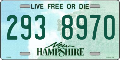 NH license plate 2938970