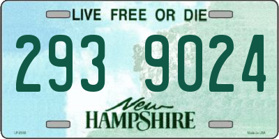 NH license plate 2939024