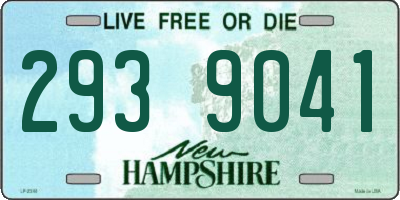 NH license plate 2939041
