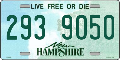 NH license plate 2939050