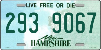 NH license plate 2939067