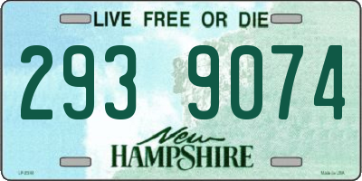 NH license plate 2939074