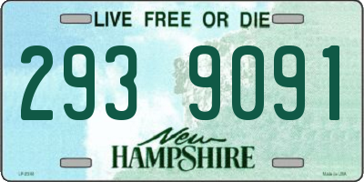 NH license plate 2939091