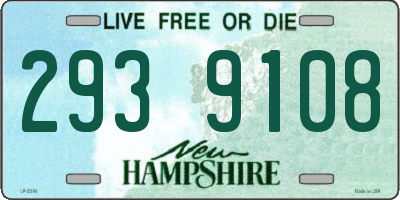 NH license plate 2939108