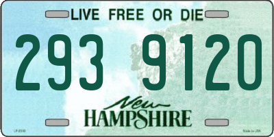 NH license plate 2939120