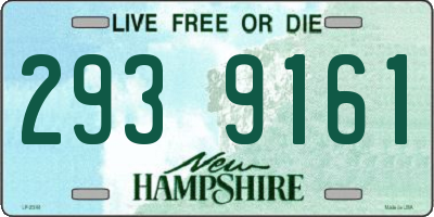 NH license plate 2939161