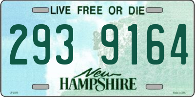 NH license plate 2939164