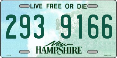 NH license plate 2939166