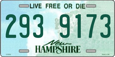 NH license plate 2939173