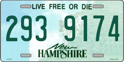 NH license plate 2939174
