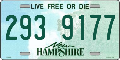 NH license plate 2939177