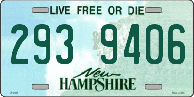 NH license plate 2939406