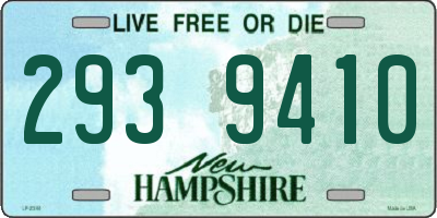 NH license plate 2939410