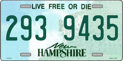 NH license plate 2939435