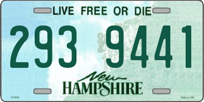 NH license plate 2939441