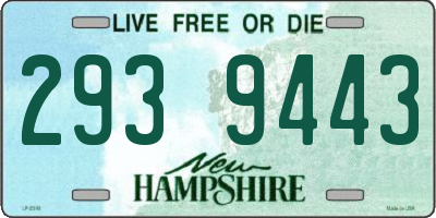 NH license plate 2939443