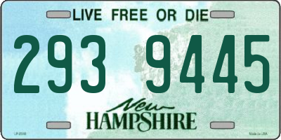 NH license plate 2939445