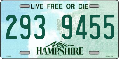 NH license plate 2939455