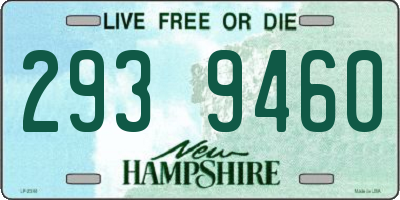 NH license plate 2939460