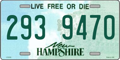 NH license plate 2939470