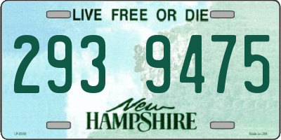 NH license plate 2939475