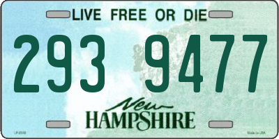 NH license plate 2939477
