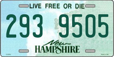 NH license plate 2939505