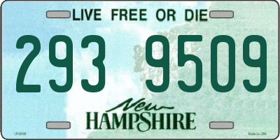 NH license plate 2939509