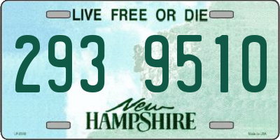 NH license plate 2939510