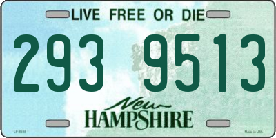 NH license plate 2939513