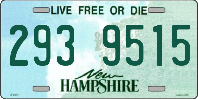 NH license plate 2939515