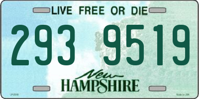 NH license plate 2939519