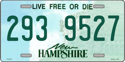 NH license plate 2939527