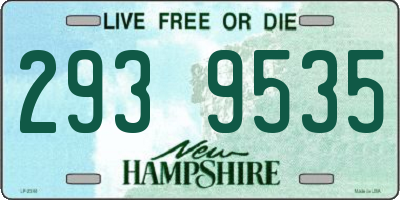 NH license plate 2939535